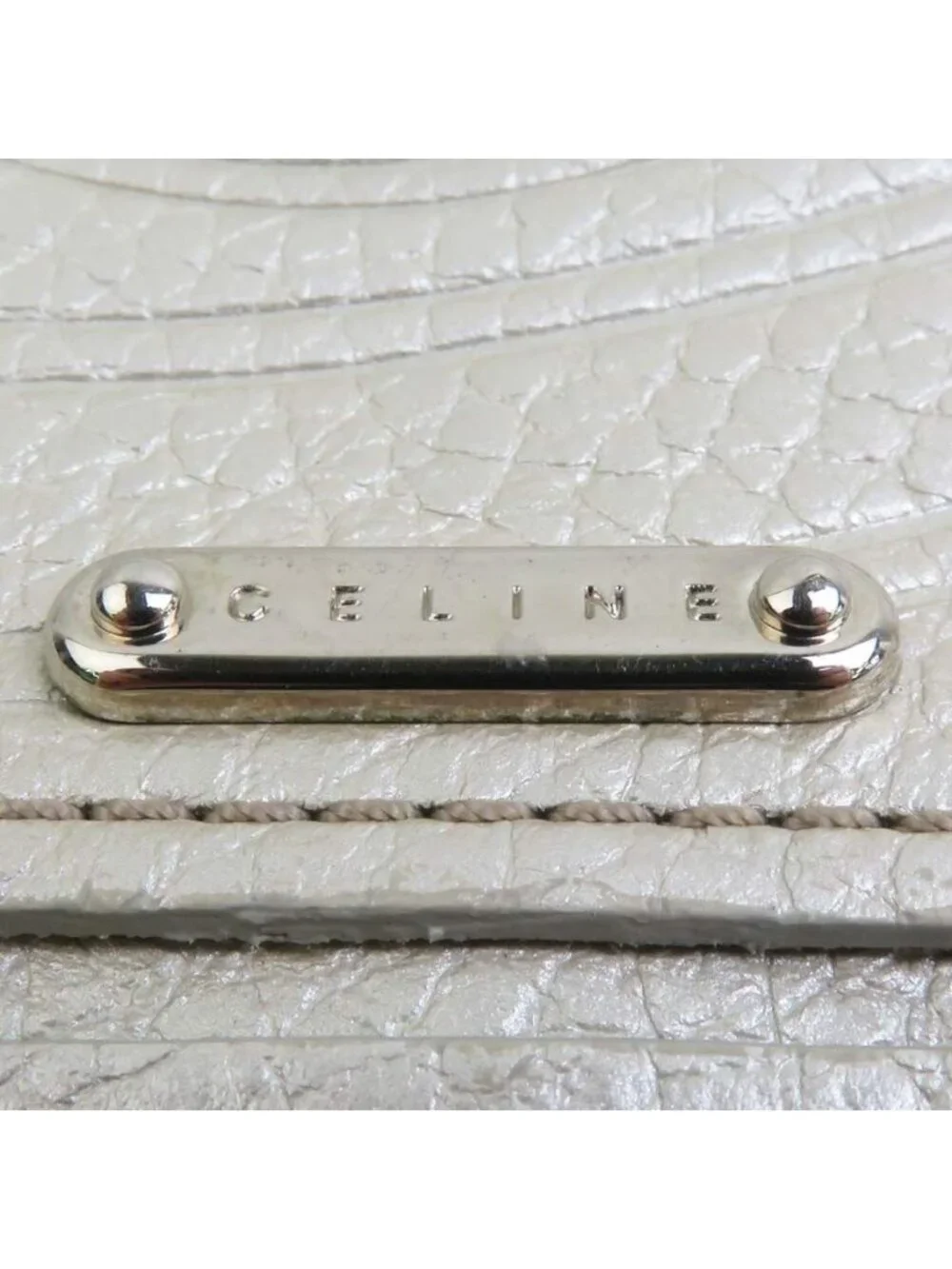 Celine Card Case Card Holders Silver
